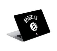 Head Case Designs Licenza Ufficiale NBA Design Nero Brooklyn Nets Logo Vinile Sticker Pelle Adesivo Compatibile con MacBook PRO 14" A2442
