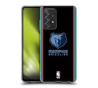 Head Case Designs Licenza Ufficiale NBA Design Nero Memphis Grizzlies Logo Custodia in Gel [Protezione di Grado Militare] Compatibile con Galaxy A52 / A52s / 5G (2021)
