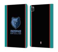 Head Case Designs Licenza Ufficiale NBA Design Nero Memphis Grizzlies Logo Custodia Portafoglio in Pelle Compatibile con Apple iPad PRO 11 2020/2021 / 2022