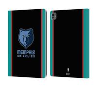 Head Case Designs Licenza Ufficiale NBA Design Nero Memphis Grizzlies Logo Custodia Portafoglio in Pelle Compatibile con Apple iPad PRO 13 M4/M5 2024/2025