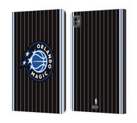 Head Case Designs Licenza Ufficiale NBA Design Nero Orlando Magic Logo Custodia Portafoglio in Pelle Compatibile con Apple iPad PRO 11 M4/M5 2024/2025