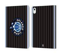 Head Case Designs Licenza Ufficiale NBA Design Nero Orlando Magic Logo Custodia Portafoglio in Pelle Compatibile con Apple iPad Air 11 2020/2022/2024/2025
