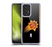 Head Case Designs Licenza Ufficiale NBA Design Nero Phoenix Suns Logo Custodia in Gel [Protezione di Grado Militare] Compatibile con Galaxy A33 5G (2022)