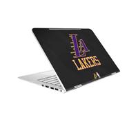 Head Case Designs Licenza Ufficiale NBA Design Nero & Viola Los Angeles Lakers Logo Vinile Sticker Pelle Adesivo Compatibile con HP Spectre PRO X360 G2