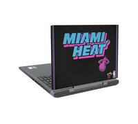 Head Case Designs Licenza Ufficiale NBA Design Notti Vice Nero Miami Heat Logo Vinile Sticker Pelle Adesivo Compatibile con dell Inspiron 15 7000 P65F