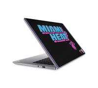 Head Case Designs Licenza Ufficiale NBA Design Notti Vice Nero Miami Heat Logo Vinile Sticker Pelle Adesivo Compatibile con Mi Notebook 14 (2020)