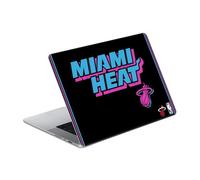 Head Case Designs Licenza Ufficiale NBA Design Notti Vice Nero Miami Heat Logo Vinile Sticker Pelle Adesivo Compatibile con MacBook PRO 16" A2485