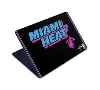 Head Case Designs Licenza Ufficiale NBA Design Notti Vice Nero Miami Heat Logo Vinile Sticker Pelle Adesivo Compatibile con Apple MacBook Air 15" M2 2023