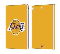 Head Case Designs Licenza Ufficiale NBA Design Oro Los Angeles Lakers Logo Custodia Portafoglio in Pelle Compatibile con Apple iPad 10.2 2019/2020/2021