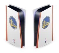 Head Case Designs Licenza Ufficiale NBA Design Retro Golden State Warriors Logo Vinile Frontalino Sticker Gaming Pelle Adesivo Compatibile con Sony Playstation 5 PS5 Digital Edition Console