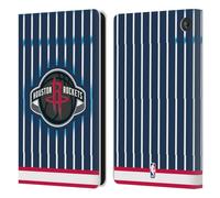 Head Case Designs Licenza Ufficiale NBA Design Retro Houston Rockets Logo Custodia Portafoglio in Pelle Compatibile con Amazon Fire 7 2022