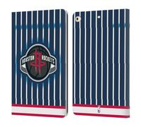 Head Case Designs Licenza Ufficiale NBA Design Retro Houston Rockets Logo Custodia Portafoglio in Pelle Compatibile con Apple iPad 9.7 2017 / iPad 9.7 2018