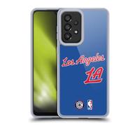 Head Case Designs Licenza Ufficiale NBA Design Retro Los Angeles Clippers Logo Custodia in Gel [Protezione di Grado Militare] Compatibile con Galaxy A33 5G (2022)
