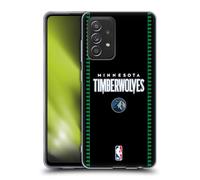 Head Case Designs Licenza Ufficiale NBA Design Retro Minnesota Timberwolves Logo Custodia in Gel [Protezione di Grado Militare] Compatibile con Galaxy A52 / A52s / 5G (2021)