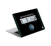 Head Case Designs Licenza Ufficiale NBA Design Retro Minnesota Timberwolves Logo Vinile Sticker Pelle Adesivo Compatibile con MacBook PRO 16" A2485