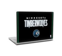 Head Case Designs Licenza Ufficiale NBA Design Retro Minnesota Timberwolves Logo Vinile Sticker Pelle Adesivo Compatibile con Microsoft Surface Book 2