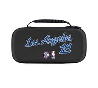 Head Case Designs Licenza Ufficiale NBA Design Retrò Testo Blu Los Angeles Clippers Logo Custodia Rigida Da Viaggio Compatibile con Nintendo Switch 2