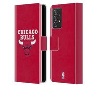 Head Case Designs Licenza Ufficiale NBA Design Rosso Chicago Bulls Logo Custodia Portafoglio in Pelle Compatibile con Galaxy A52 / A52s / 5G (2021)