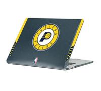 Head Case Designs Licenza Ufficiale NBA Design Testo Blu Navy Logo Indiana Pacers Custodia Laptop Nero con Glitter Armatura Cristallo Compatibile con MacBook Air 13.6" A2681/A3113/A3240 2022/2024/2025