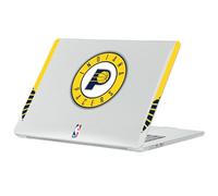 Head Case Designs Licenza Ufficiale NBA Design Testo Blu Navy Logo Indiana Pacers Custodia Laptop Trasparente con Glitter Compatibile con MacBook Air 13.6" A2681/A3113/A3240 2022/2024/2025
