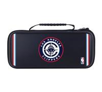 Head Case Designs Licenza Ufficiale NBA Design Testo Blu Navy Los Angeles Clippers Logo Custodia Rigida Da Viaggio Compatibile con Asus ROG Ally