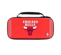 Head Case Designs Licenza Ufficiale NBA Design Testo Città Nero Chicago Bulls Logo Custodia da viaggio rigida rossa compatibile con Nintendo Switch 2