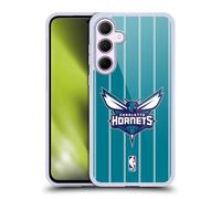 Head Case Designs Licenza Ufficiale NBA Design Turchese Charlotte Hornets Logo Custodia in Gel [Protezione di Grado Militare] Compatibile con Samsung Galaxy A35 5G
