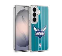 Head Case Designs Licenza Ufficiale NBA Design Turchese Charlotte Hornets Logo Custodia in Gel [Protezione di Grado Militare] Compatibile con Samsung Galaxy S26 Plus