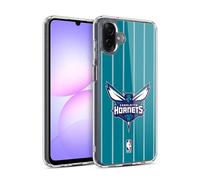 Head Case Designs Licenza Ufficiale NBA Design Turchese Charlotte Hornets Logo Custodia in Gel [Protezione di Grado Militare] Compatibile con Samsung Galaxy A07 4G