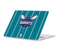 Head Case Designs Licenza Ufficiale NBA Design Turchese Charlotte Hornets Logo Custodia Laptop Trasparente Armatura Rigida Cristallo Compatibile con MacBook Air 13.6" A2681/A3113/A3240 2022/2024/2025