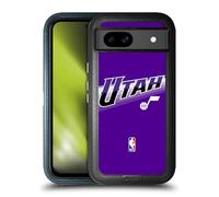 Head Case Designs Licenza Ufficiale NBA Design Viola Utah Jazz Logo Custodia Antiurto Ultra Blindata Compatibile con Google Pixel 8a