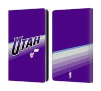 Head Case Designs Licenza Ufficiale NBA Design Viola Utah Jazz Logo Custodia Portafoglio in Pelle Compatibile con Amazon Kindle 11th Gen (2024)