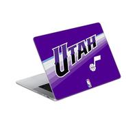 Head Case Designs Licenza Ufficiale NBA Design Viola Utah Jazz Logo Vinile Sticker Pelle Adesivo Compatibile con MacBook PRO 14" A2442