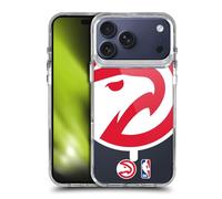 Head Case Designs Licenza Ufficiale NBA Falco Oversize Atlanta Hawks Logo Custodia Antiurto [Protezione di Grado Militare] Compatibile con Apple iPhone 17 PRO Max e Compatibile con MagSafe