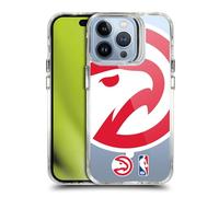 Head Case Designs Licenza Ufficiale NBA Falco Oversize Atlanta Hawks Logo Custodia Antiurto [Protezione di Grado Militare] Compatibile con iPhone 13 PRO e Compatibile con MagSafe