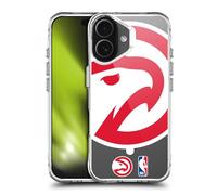 Head Case Designs Licenza Ufficiale NBA Falco Oversize Atlanta Hawks Logo Custodia Antiurto [Protezione di Grado Militare] Compatibile con Apple iPhone 17 e Compatibile con MagSafe