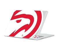 Head Case Designs Licenza Ufficiale NBA Falco Oversize Atlanta Hawks Logo Custodia Laptop Trasparente Armatura Rigida Cristallo Compatibile con MacBook Air 13.6" A2681/A3113/A3240 2022/2024/2025