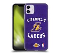 Head Case Designs Licenza Ufficiale NBA Invecchiato Los Angeles Lakers Custodia Cover Dura per Parte Posteriore Compatibile con Apple iPhone 11