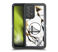 Head Case Designs Licenza Ufficiale NBA Marmo Bianco Golden State Warriors Custodia Antiurto Ultra Blindata Compatibile con Galaxy A52 / A52s / 5G (2021)