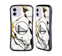 Head Case Designs Licenza Ufficiale NBA Marmo Bianco Golden State Warriors Custodia Cover Ibrida Compatibile con Apple iPhone 11
