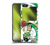 Head Case Designs Licenza Ufficiale NBA Mezzo Oversize Boston Celtics Custodia Cover Dura per Parte Posteriore Compatibile con Samsung Galaxy Z Flip6
