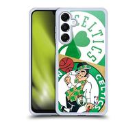 Head Case Designs Licenza Ufficiale NBA Mezzo Oversize Boston Celtics Custodia in Gel [Protezione di Grado Militare] Compatibile Con Samsung Galaxy A16 5G E Compatibile Con MagSafe