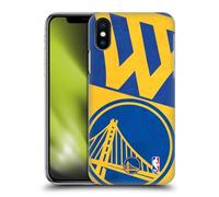 Head Case Designs Licenza Ufficiale NBA Mezzo Oversize Golden State Warriors Custodia Cover Dura per Parte Posteriore Compatibile con Apple iPhone X/iPhone XS