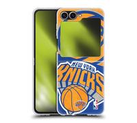 Head Case Designs Licenza Ufficiale NBA Mezzo Oversize New York Knicks Custodia Cover Dura per Parte Posteriore Compatibile con Samsung Galaxy Z Flip6