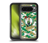 Head Case Designs Licenza Ufficiale NBA Mimetico Boston Celtics Custodia Antiurto Ultra Blindata Compatibile con Google Pixel 9 PRO XL