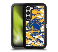 Head Case Designs Licenza Ufficiale NBA Mimetico Golden State Warriors Custodia Antiurto Ultra Blindata Compatibile con Samsung Galaxy S23 5G