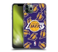 Head Case Designs Licenza Ufficiale NBA Motivi Los Angeles Lakers Custodia Cover Dura per Parte Posteriore Compatibile con Apple iPhone 11 PRO Max