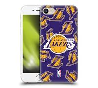 Head Case Designs Licenza Ufficiale NBA Motivi Los Angeles Lakers Custodia Cover Dura per Parte Posteriore Compatibile con Apple iPhone 7/8 / SE 2020 & 2022