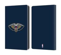 Head Case Designs Licenza Ufficiale NBA Navy Blu New Orleans Pelicans Logo Custodia Portafoglio in Pelle Compatibile con Amazon Kindle Paperwhite 6