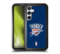 Head Case Designs Licenza Ufficiale NBA Navy Blu Oklahoma City Thunder Logo Custodia Antiurto Ultra Blindata Compatibile con Samsung Galaxy A55 5G